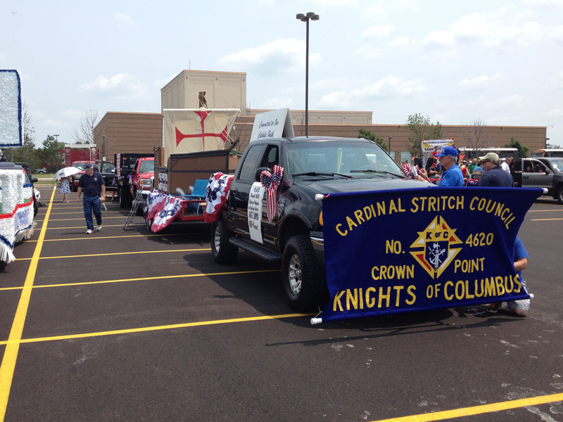 Council 4620 float in the 2017 Fourth of July parade