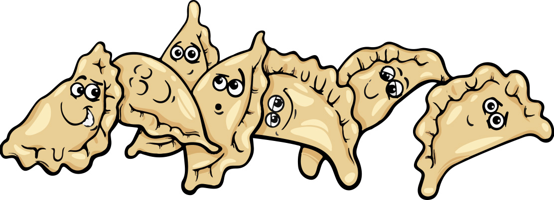 Cartoon pierogi